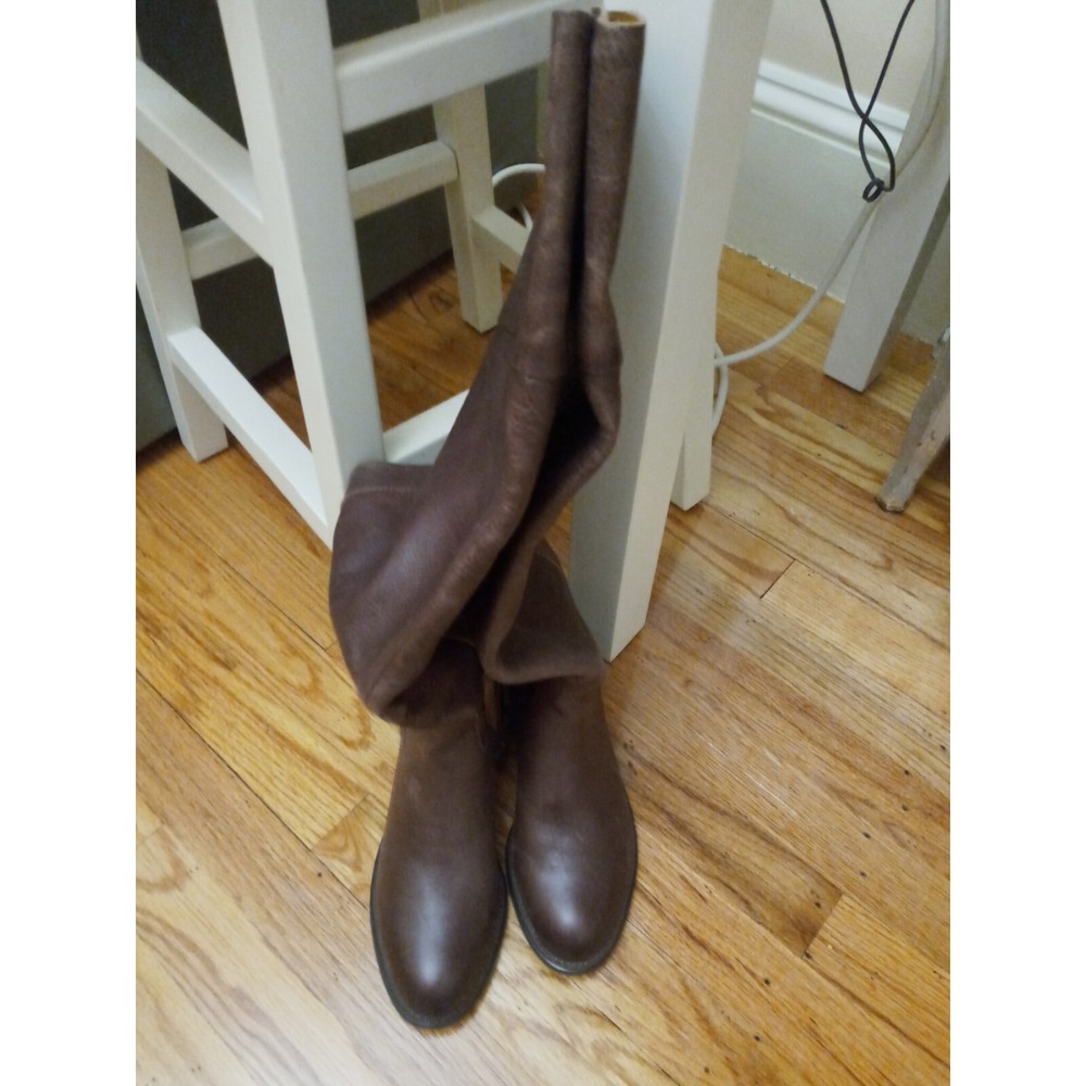 Franco Sarto Womens Haleen Brown Over-The-Knee Boots 7.5 Medium (B,M) H4055L2201